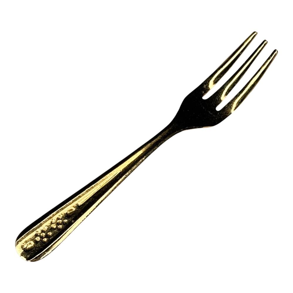 American Girl Fork Pleasant Company Gold Samanthas Victorian Lemonade Accessory